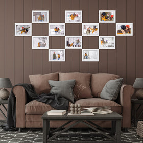 Giftgarden wall-ready 5x7 frame for horizontal or vertical layouts.