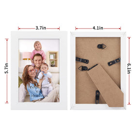 Giftgarden white woodgrain 4x6 frame wall display for gallery setup.