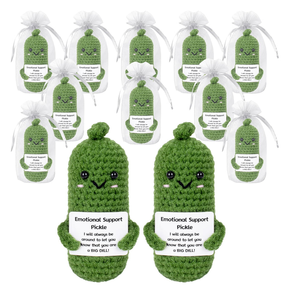 GIFTIARA pickle doll set—soft, adorable cuddle companion for cheerful gifting