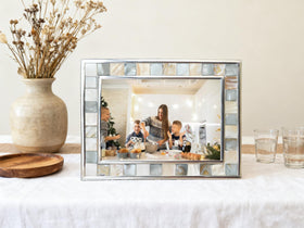 GiftMe 5 housewarming 8x10 frame complements decors with shimmering accents
