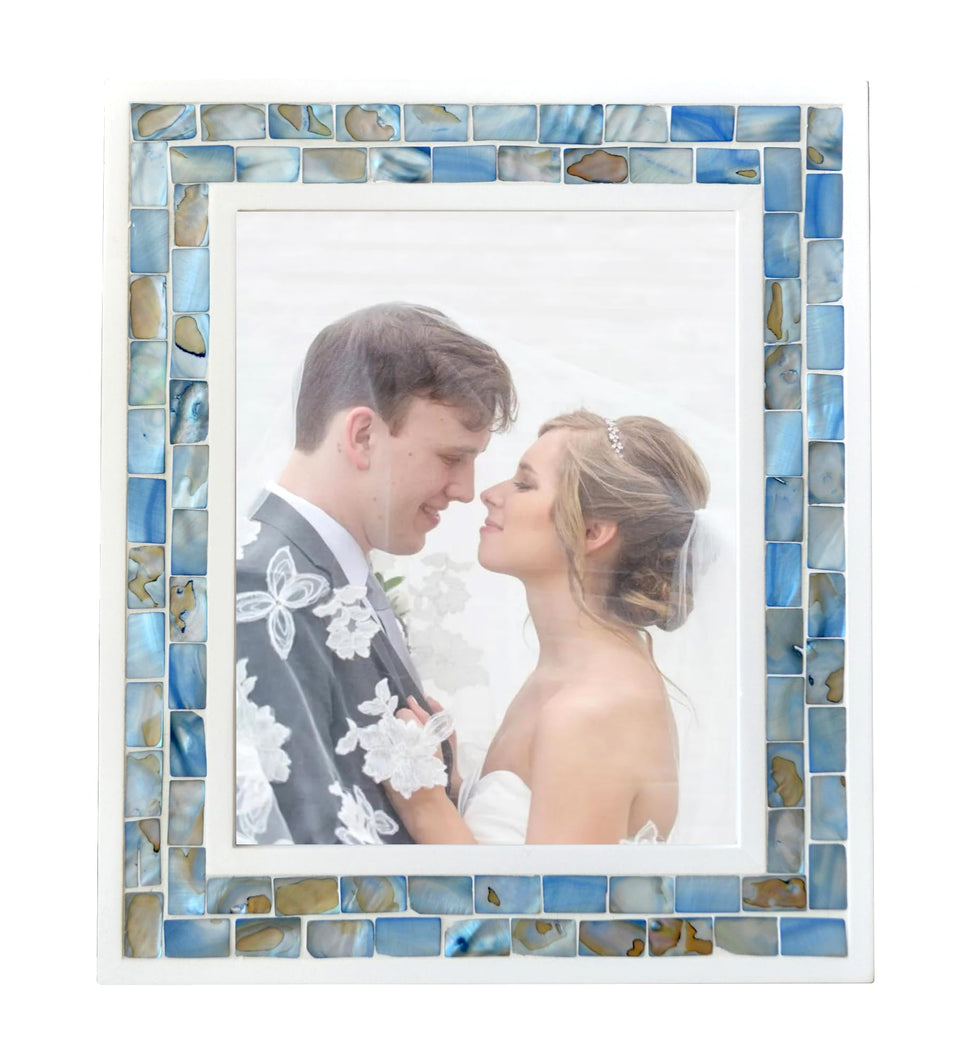 GiftMe 5 frame front view with mother-of-pearl mosaic for elegant photos