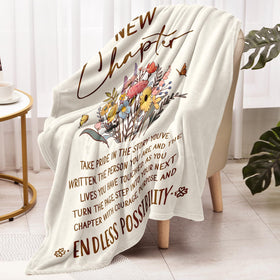 Gifttweave Easy Care Packaging Blanket illustrating quick refresh after unboxing.