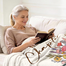 Gifttweave Inspirational Quote Blanket emphasizes motivation for life transitions.
