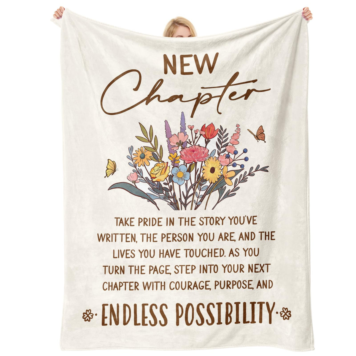 Gifttweave New Chapter Throw Blanket close-up highlighting soft, cozy fabric for evenings.