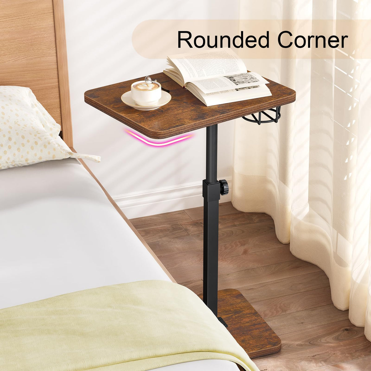 Giikin TV Tray Table durable chipboard with easy cleaning