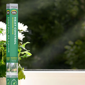 Gila Titanium Heat Control window film on a large pane reduces heat for energy efficiency