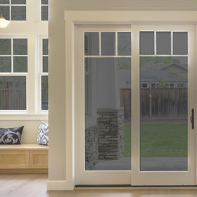 Gila Titanium Heat Control film provides daytime privacy with clear outside visibility