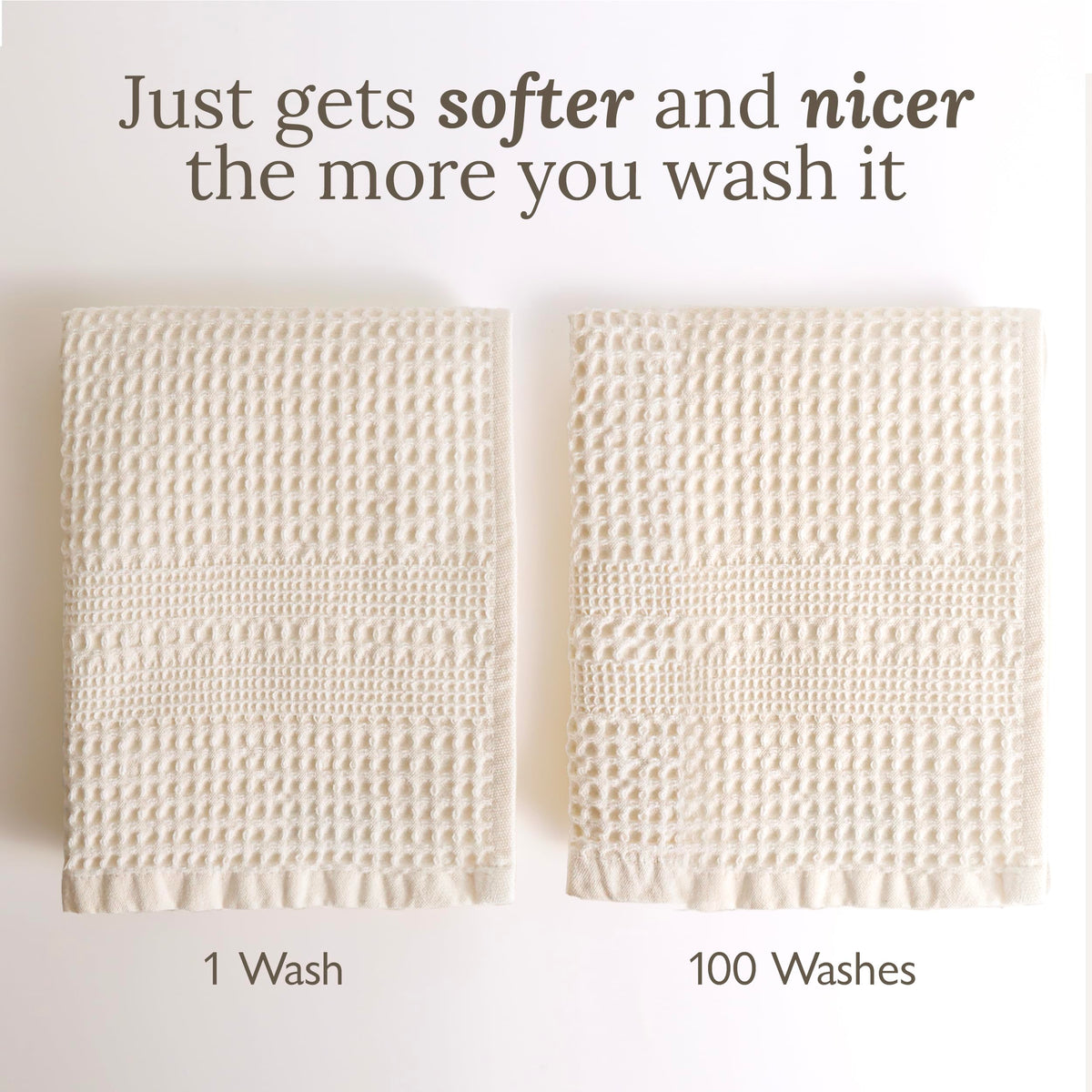 GILDEN TREE travel-ready towel in white, folds into bags, absorbent on the go.
