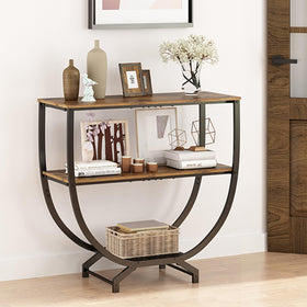 GILLAS rustic brown finish complements diverse décors