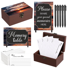 Gilprop Celebration of Life memory cards for heartfelt guest messages.