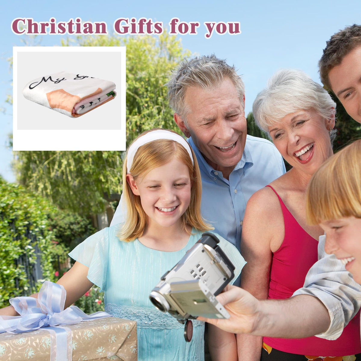 Gilprop first-communion blanket decorates a bedroom while preserving the milestone.