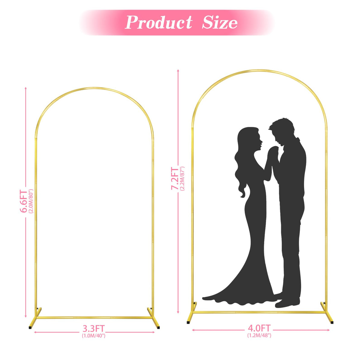 GILPWA indoor/outdoor arch backdrop suitable for weddings and celebrations