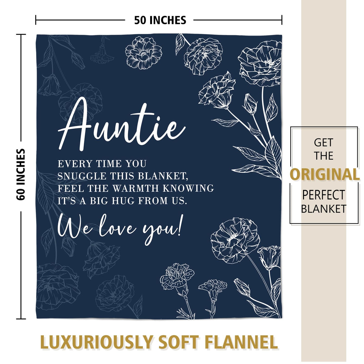 GiltGlimmer gift-ready packaging blue, convenient present for aunt on any occasion.