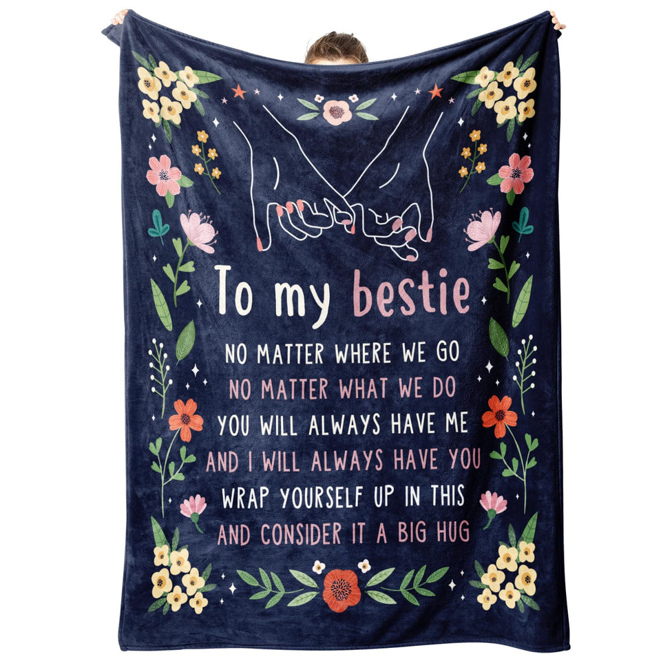 GiltGlimmer best friend blanket 60x50 on couch for cozy bonding nights.