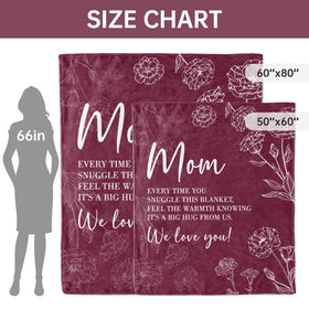 GiltGlimmer premium mom blanket decorates couch or bed with warmth