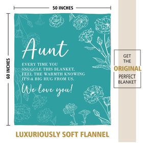 GiltGlimmer cozy teal throw blanket for memorable moments