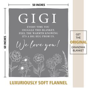 GiltGlimmer Gigi blanket used for picnic or travel warmth.