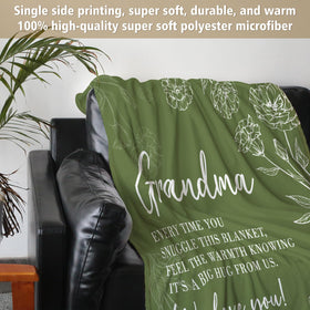 GiltGlimmer heartwarming text blanket adds a touch of love to any room.