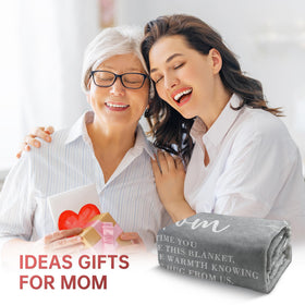GiltGlimmer mom blanket soft flannel closeup emphasizes plush touch and durability.