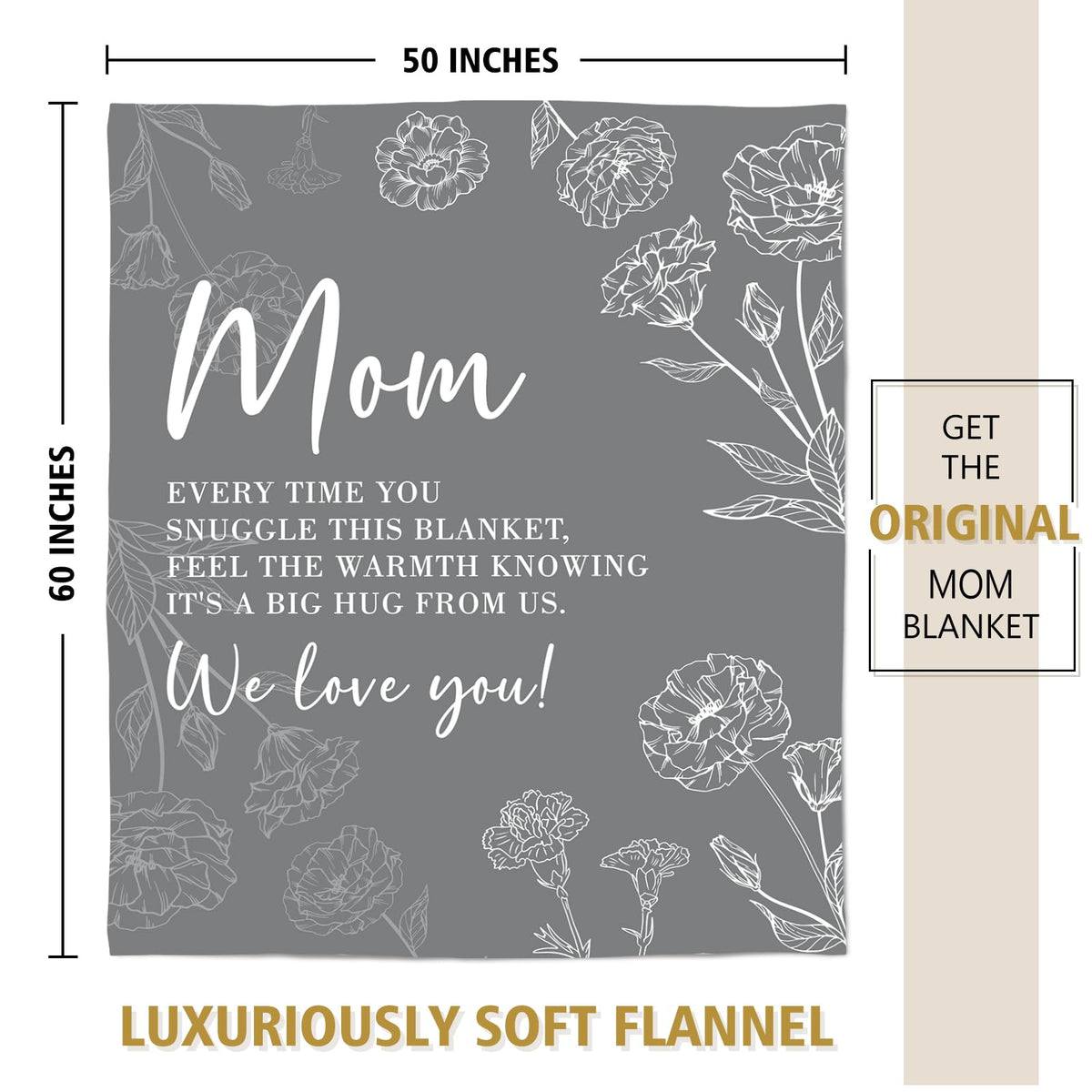 GiltGlimmer mom blanket travel use suggested by lifestyle setting.