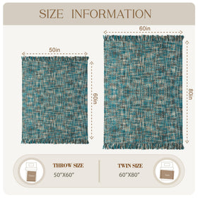 GINAMUSE cozy layering blanket for bedroom and living room