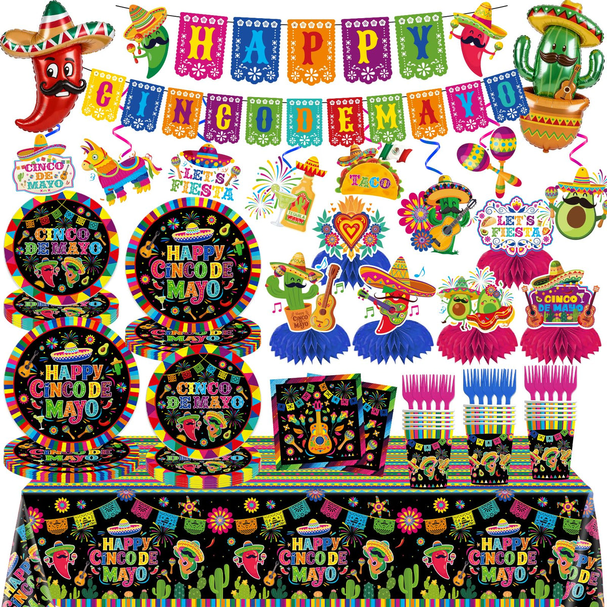 GINFTBRZGV Cinco de Mayo banner brightens fiesta and photos