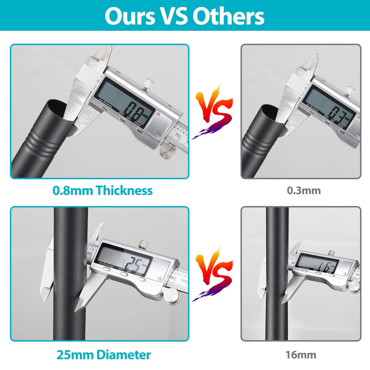 Gingull rustproof stainless steel rod resists corrosion in humidity