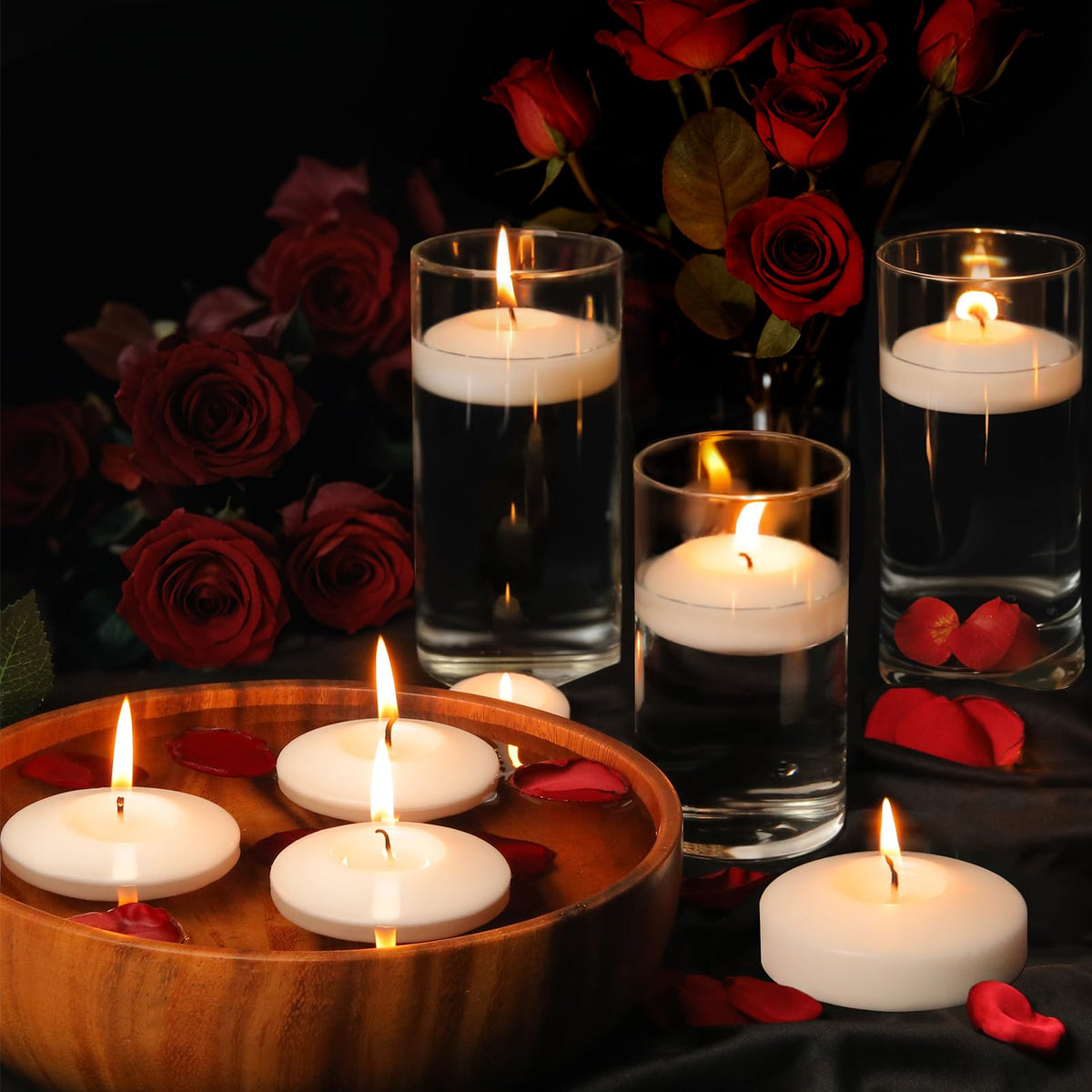 Ginitiri smokeless white candle suits indoor ceremonies and venues.