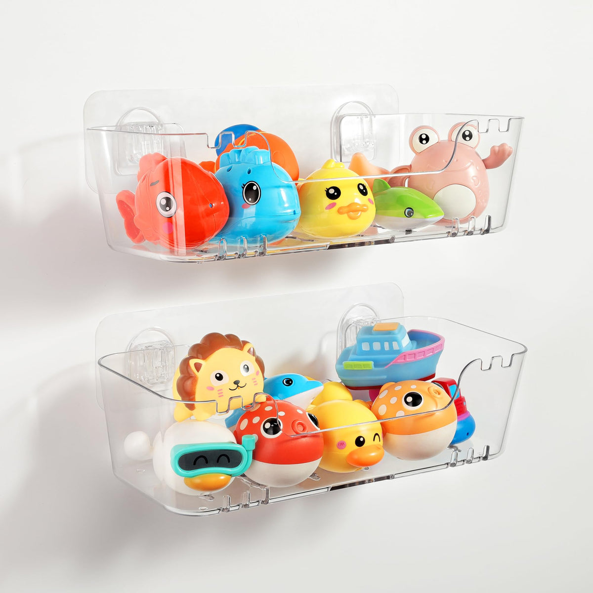 Ginnerella multipurpose bathroom storage for toys and essentials