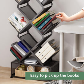 Gintan no-installation bookshelf saves setup time and keeps spaces tidy