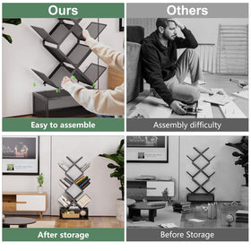 Gintan storage compartments maximize compact room organization