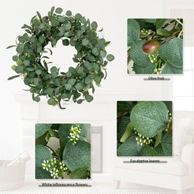 GinzeTop front porch wreath adding curb appeal to entryways