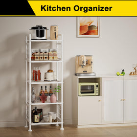 GIOTORENT 5-Wire shelves side view highlighting compact design