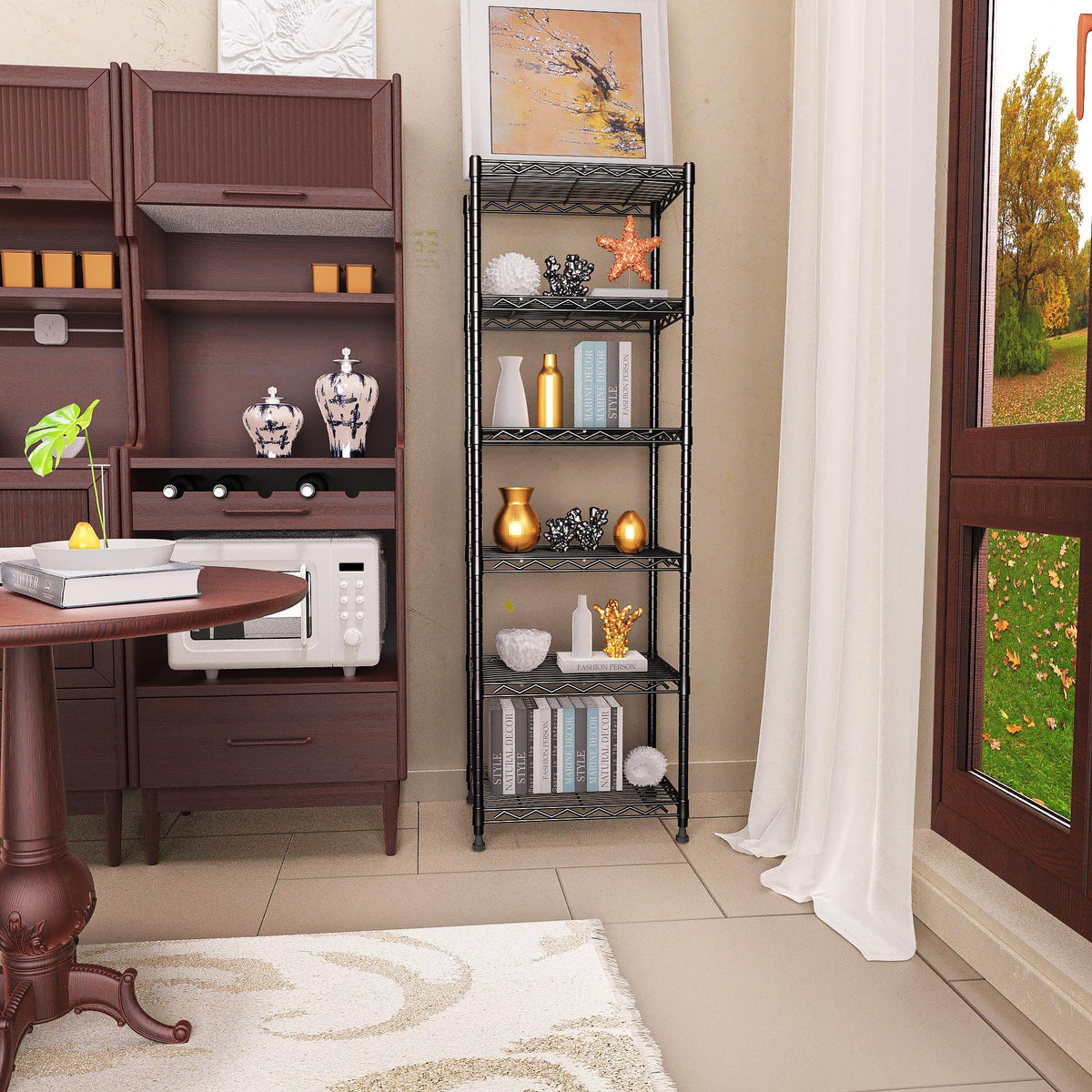 GIOTORENT kitchen and bathroom storage for toiletries or pantry items.