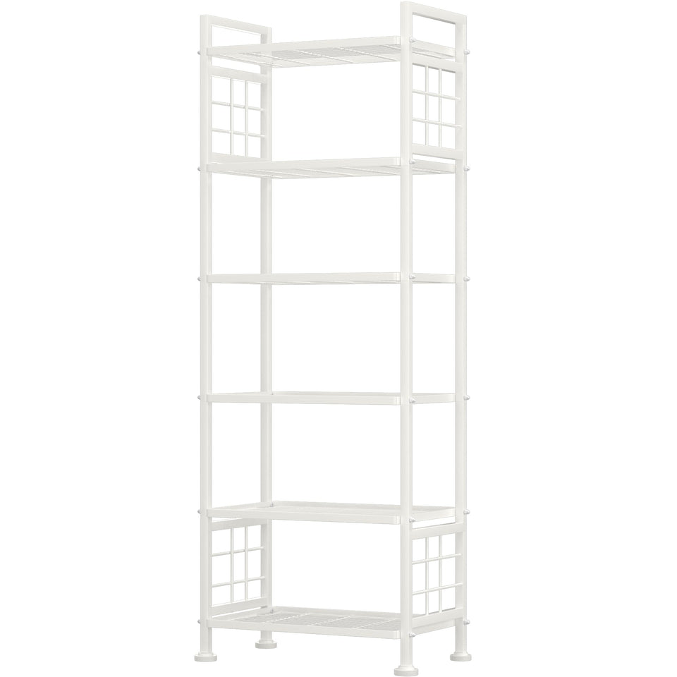 GIOTORENT 6-wire garage shelving assembly demonstrates sturdy frame for easy setup.