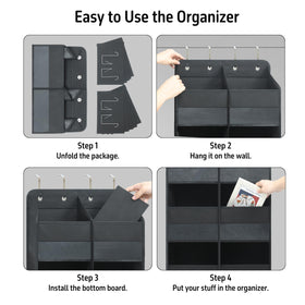 Giraffe Creation multi-purpose organizer fits nursery, bathroom, or dorm storage needs.
