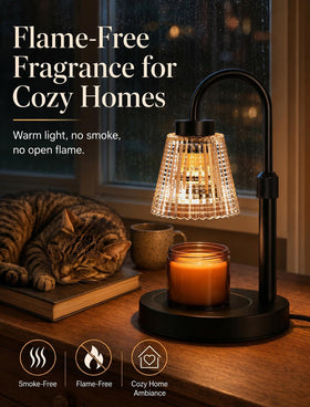 Girece warmer lamp adjustable height handles various candle sizes