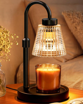 Girece Candle Warmer Lamp with timer and dimmer for flameless fragrance