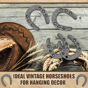 Gisafai rustic-style horseshoe decor ideal for weddings.