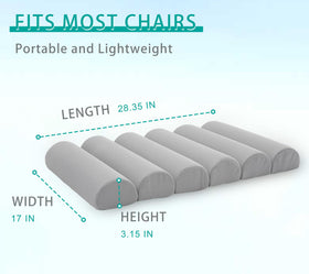 GIVANLEE high-back chair compatibility shown on an office chair setup for everyday use.