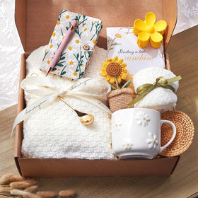 GivLovely Thinking of You floral mug enhances warm beverages during moments of calm.