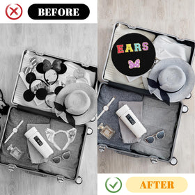 Gjulrfu multi-purpose makeup and toiletry bag for on-the-go organizing.