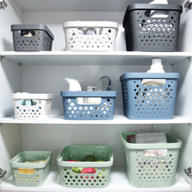Glad Sage baskets in cabinet showcasing versatile organization