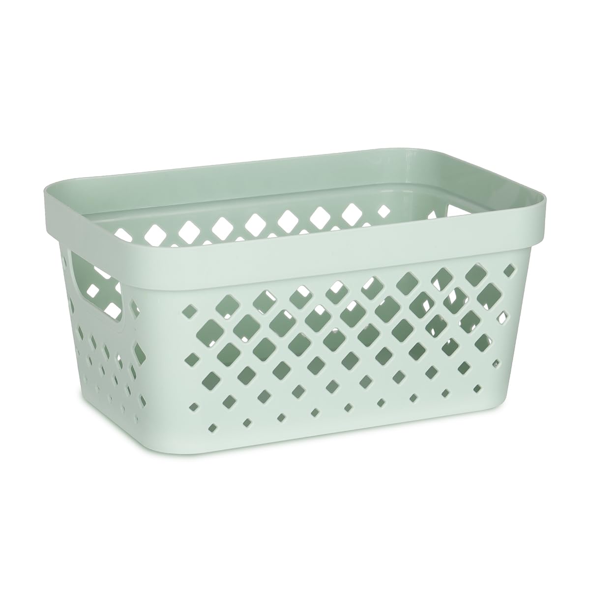 Glad Sage plastic basket with side handles for easy pull-out