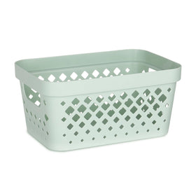 Glad Sage plastic basket with side handles for easy pull-out