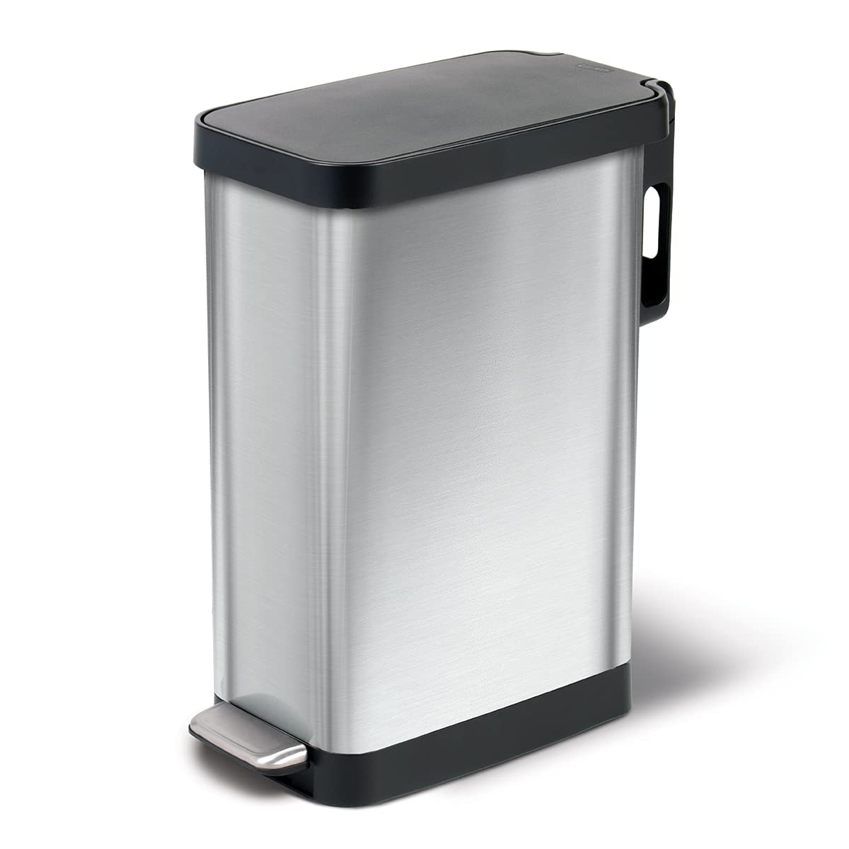 Glad Slim Trash Can 12-gallon compact profile for tight kitchens.