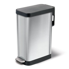 Glad Slim Trash Can 12-gallon compact profile for tight kitchens.