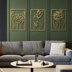 Glamativity office decor adds subtle gold accents to workspace.