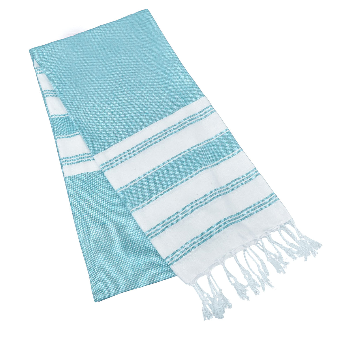 GLAMBURG peshtemal 36x71 aqua blue, versatile wrap for poolside