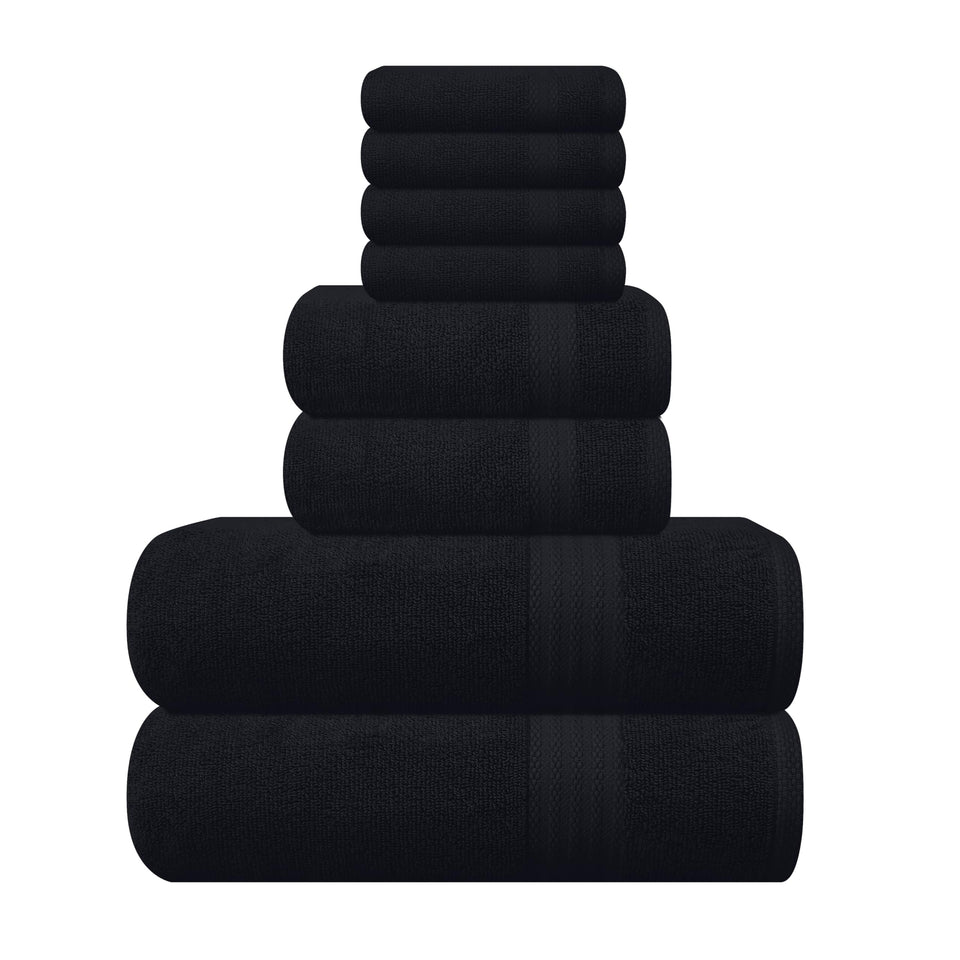 GLAMBURG Ultra Soft bath towels 27x54, plush and absorbent for daily use.